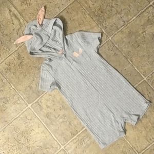 Hooded Rompers with Bunny Ears - Sz 24m